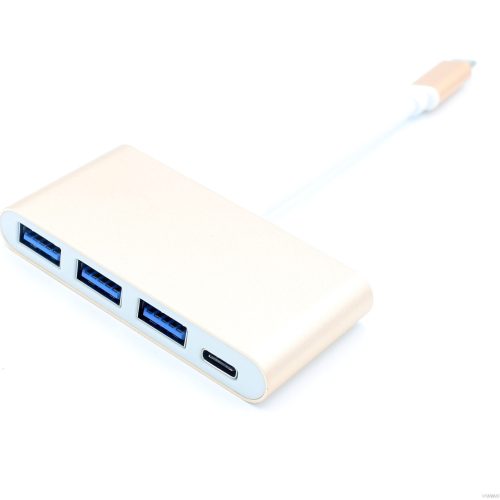 USB 3.1 Type-C to 3-Port USB 3.0 Hub with PD Charging Port