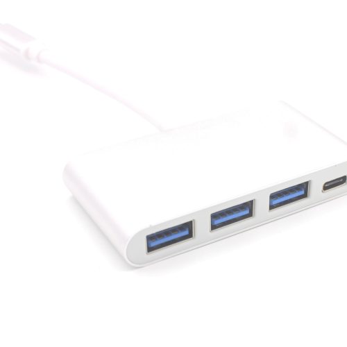 High Speed USB 3.1 Type C To 3 Ports USB 3.0 and USB-C Charging Port Adapter Cable - Image 7