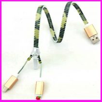 மைக்ரோ USB மற்றும் 8-பின்-2-ல்-1-வண்ணமயமான-ரிவிட்-தட்டையான USB-சார்ஜ் கேபிள்-மொபைல் போன்-அதிகார வங்கி 11