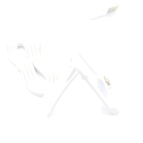 Mobile Phone Stand Holder with Flat USB Charging Data Cable 1.2m - Image 3