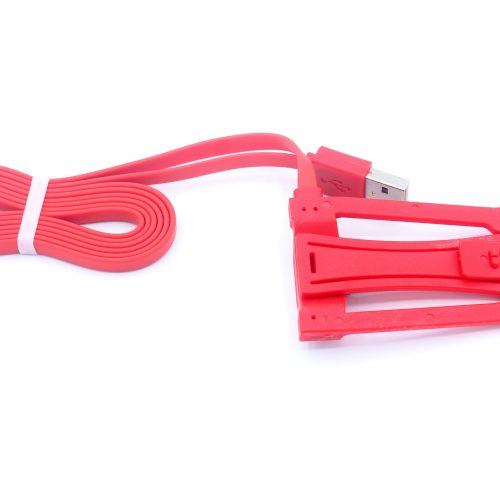 Mobile Phone Stand Holder with Flat USB Charging Data Cable 1.2m - Image 12