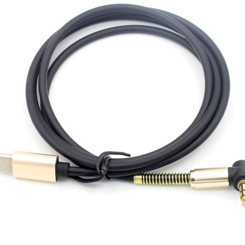 Right Angle 90 Degree USB Type C 3.1 to 3.5mm Headphone Jack Adapter AUX Cable - Image 7