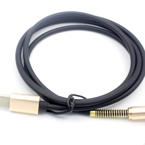 Right Angle 90 Degree USB Type C 3.1 to 3.5mm Headphone Jack Adapter AUX Cable - Image 8