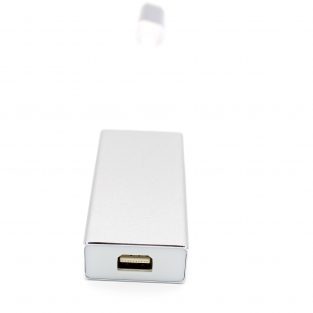тип-c-USB-3-1-до-мини-дисплеј-dp-адаптер-кабел-со-алуминиумска кутија-поддршка-4k-резолуција-01