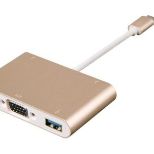 usb-3-1 ប្រភេទ-c-USB-ទៅ-USB-3-0 ប្រភេទ-c-VGA-c-multiport-ស្ត្រី-C-UB មជ្ឈមណ្ឌល-អាដាប់ធ័រ-04