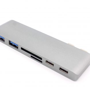 usb-c-to-usb-3-0-caji-cibiya-adaftan-6-tashar jiragen ruwa-dual-type-c-usb-cibiya-board-ga-MacBook-01