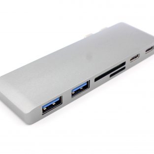 USB-c-to-USB-3-0-ukushaja-hub-adaptha-6-port-dual-uhlobo-c-USB-hub-ibhodi i-MacBook-01