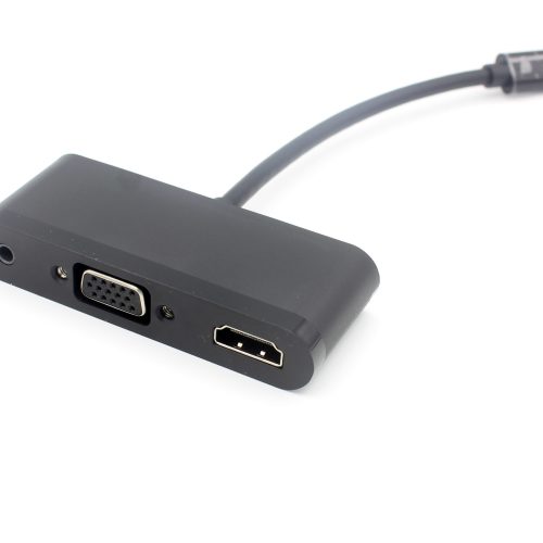 USB3.1 type c to VGA Audio HDMI with power adapter plug and play 3 in 1 adapter cable - Image 9