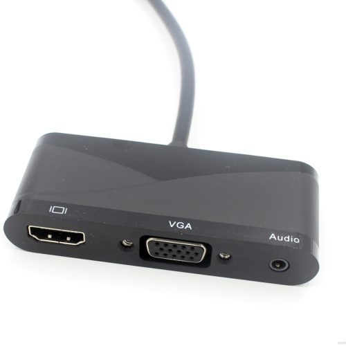 3-in-1 Type-C to HDMI, VGA, Audio and USB 3.0 Adapter