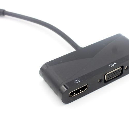 USB3.1 type c to VGA Audio HDMI with power adapter plug and play 3 in 1 adapter cable - Image 11