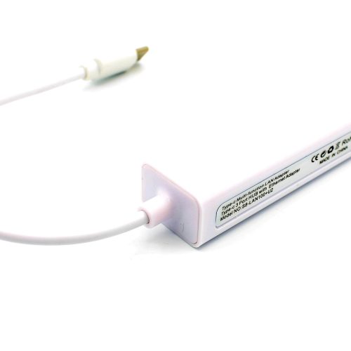 USB3.1 USB-C Type-C to RJ45 Ethernet LAN Adapter with 3 Port USB Hub - Image 4