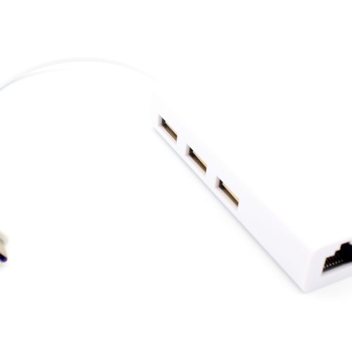 USB3.1 USB-C Type-C to RJ45 Ethernet LAN Adapter with 3 Port USB Hub - Image 7