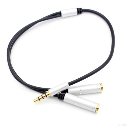 Metal Colorful 3.5mm 1 Male to 2 Female Lover Headphone Audio Aux Stereo Extension Y Splitter Cable - Image 6