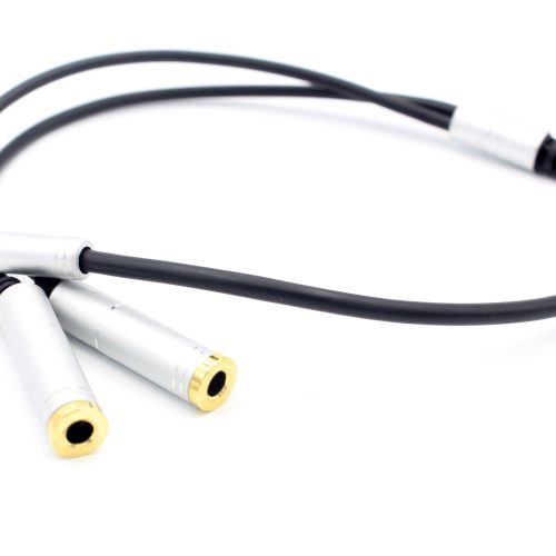 Metal Colorful 3.5mm 1 Male to 2 Female Lover Headphone Audio Aux Stereo Extension Y Splitter Cable - Image 7