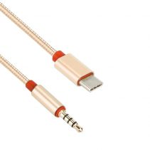 USB-3-1-тыпу з-мужчына-3-5мм-джэк-Плецены-найлон-AUX-аўдыё-кабель-03