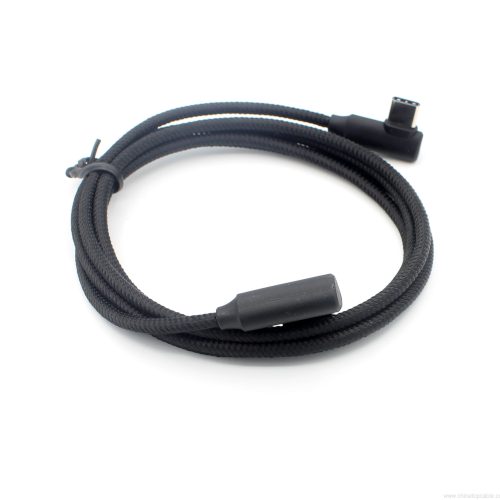 90-Degree Nylon Braided USB-C to USB-A Cable - Image 7