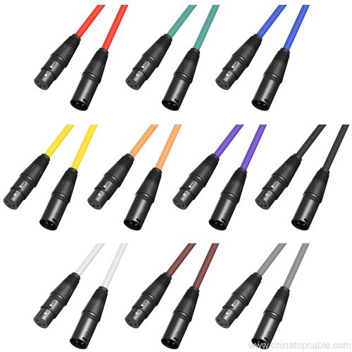 Balanced Mic Cables,XLR 3 Pin Male Female Microphone Shielded Audio Cord - Image 8