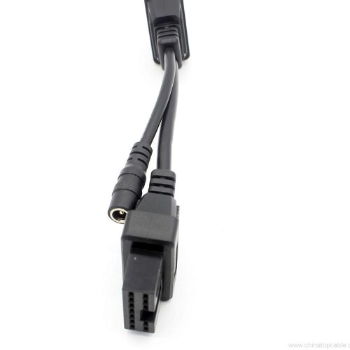 12 Pin OBD to OBDII 16 Pin Adapter Connector Cable 12 Pin Pass Through For Mitsubishi Old Auto - Image 3