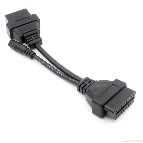 12 Pin OBD to OBDII 16 Pin Adapter Connector Cable 12 Pin Pass Through For Mitsubishi Old Auto - Image 4