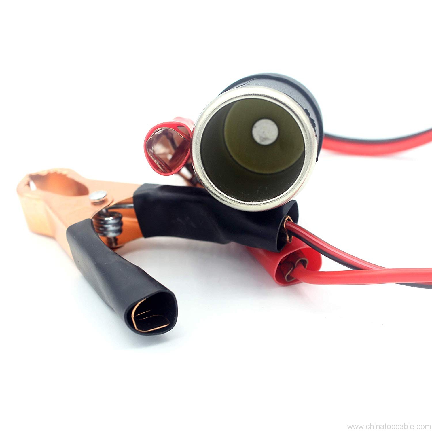 12V 3A Cigarette Lighter Battery Clip-on Car Cigarette Lighter Socket ...