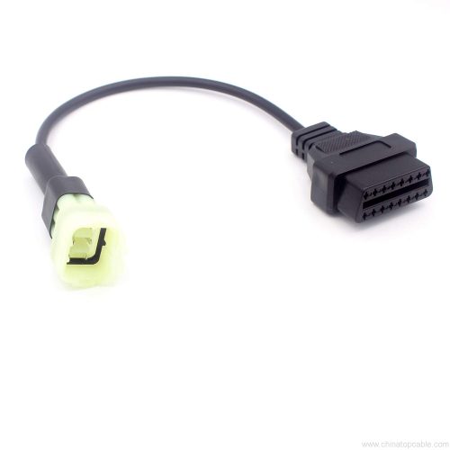 6 Pin to Standard OBD2 16 Pin Extension Adapter Connector Cable for KTM Motocycle - Image 3