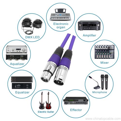 Audio Cable Cords, XLR Male to XLR Female Microphone Color Cables 1m to 100m,10 colors - Image 4
