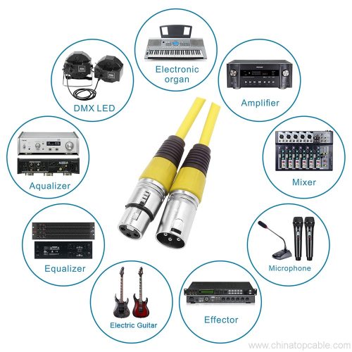 Audio Cable Cords, XLR Male to XLR Female Microphone Color Cables 1m to 100m,10 colors - Image 5