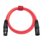 დაბალანსებული-mic საკაბელო-patch-cords მაღალი დონის ხარისხის და ხმის სიწმინდე-ექსტრემალური დაბალი ხმაურის XLR-male-to-XLR-ქალი მიკროფონი-cables-10-ფერები-1m to- 50-04