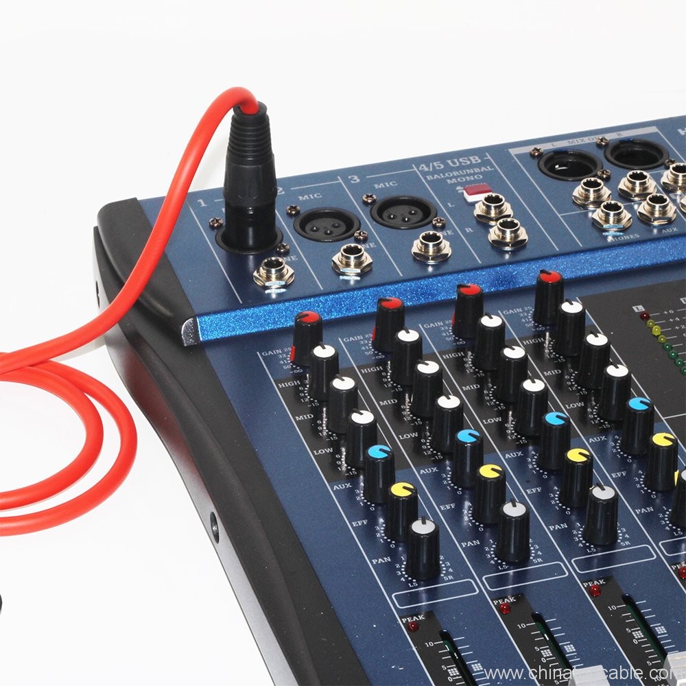 Balanced Mic Cables 6 Colors, XLR 3 Pin Male Female Microphone Shielded