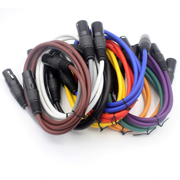 Balanced Mic Cables,LoongGate XLR 3 Pin Male Female Microphone Shielded