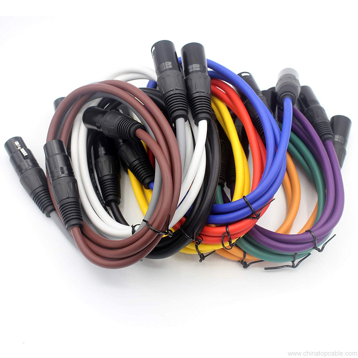 Balanced Mic Cables,LoongGate XLR 3 Pin Male Female Microphone Shielded