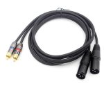 ПОДВІЙНИЙ-XLR-TO-RCA-КАБЕЛЬ-HEAVY-DUTY-2-XLR-to-2-RCA-аудіо-шнур-стерео-з'єднання-мікрофон-патч-кабель-1-5м-02