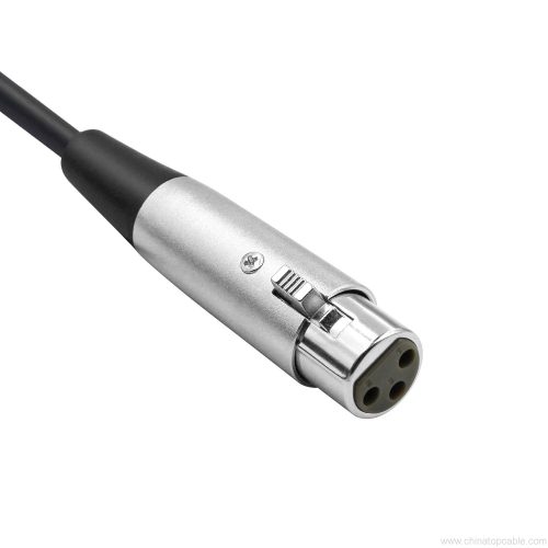 Microphone Cable XLR Female to 1/4 Inch 6.35 mm TS Mono Male Plug Unbalanced Interconnect Cord for Amplifiers, Instruments etc. 3m - Image 5