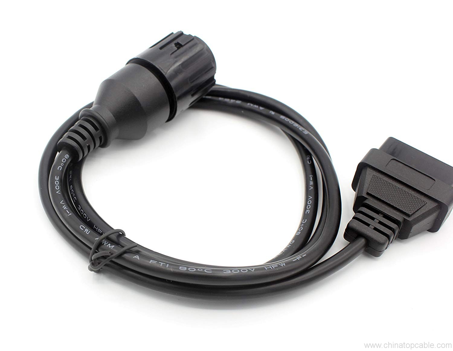 Motocycle 10 PIN biex OBDII 16 Pin Adapter Connector Cable For BMW