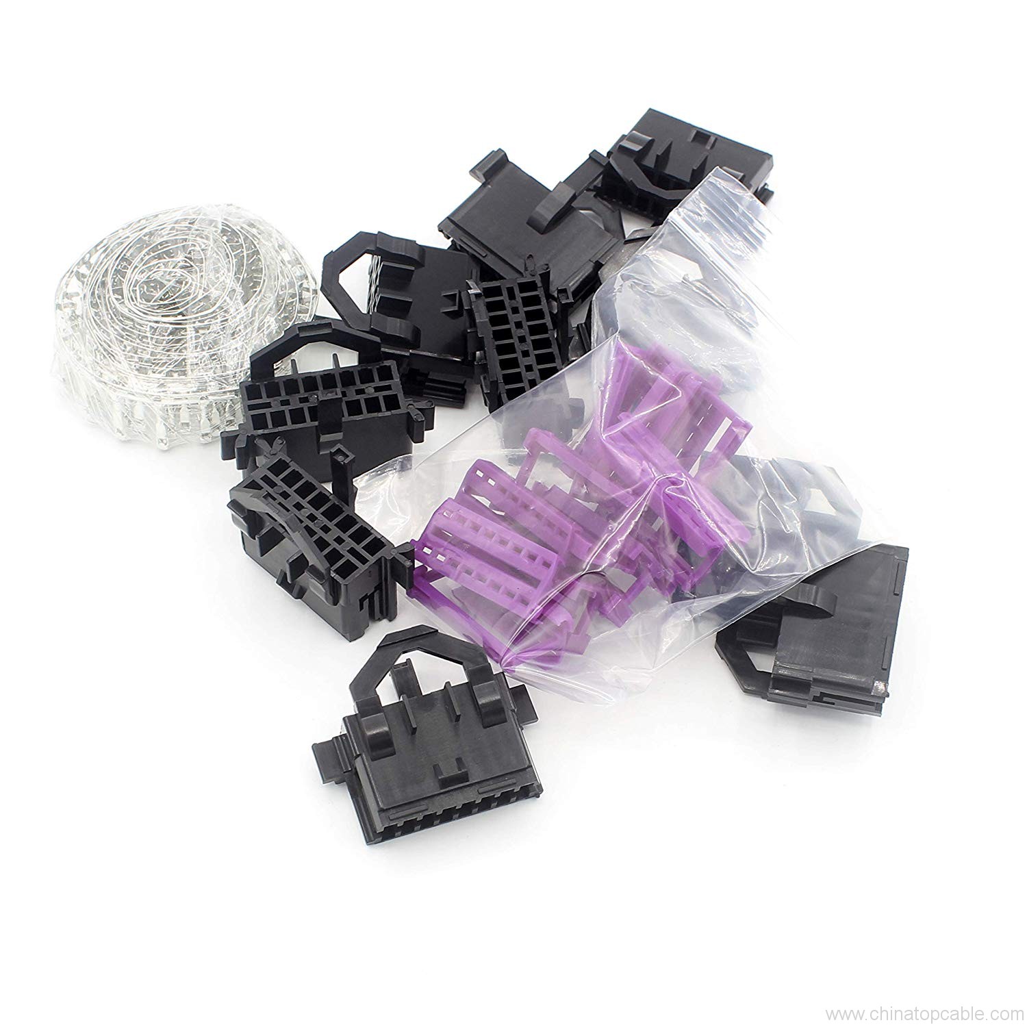 OBD II Female J1962 Replacement Connector with 16 Female Wire Sockets 10 Pack Hengye Cable