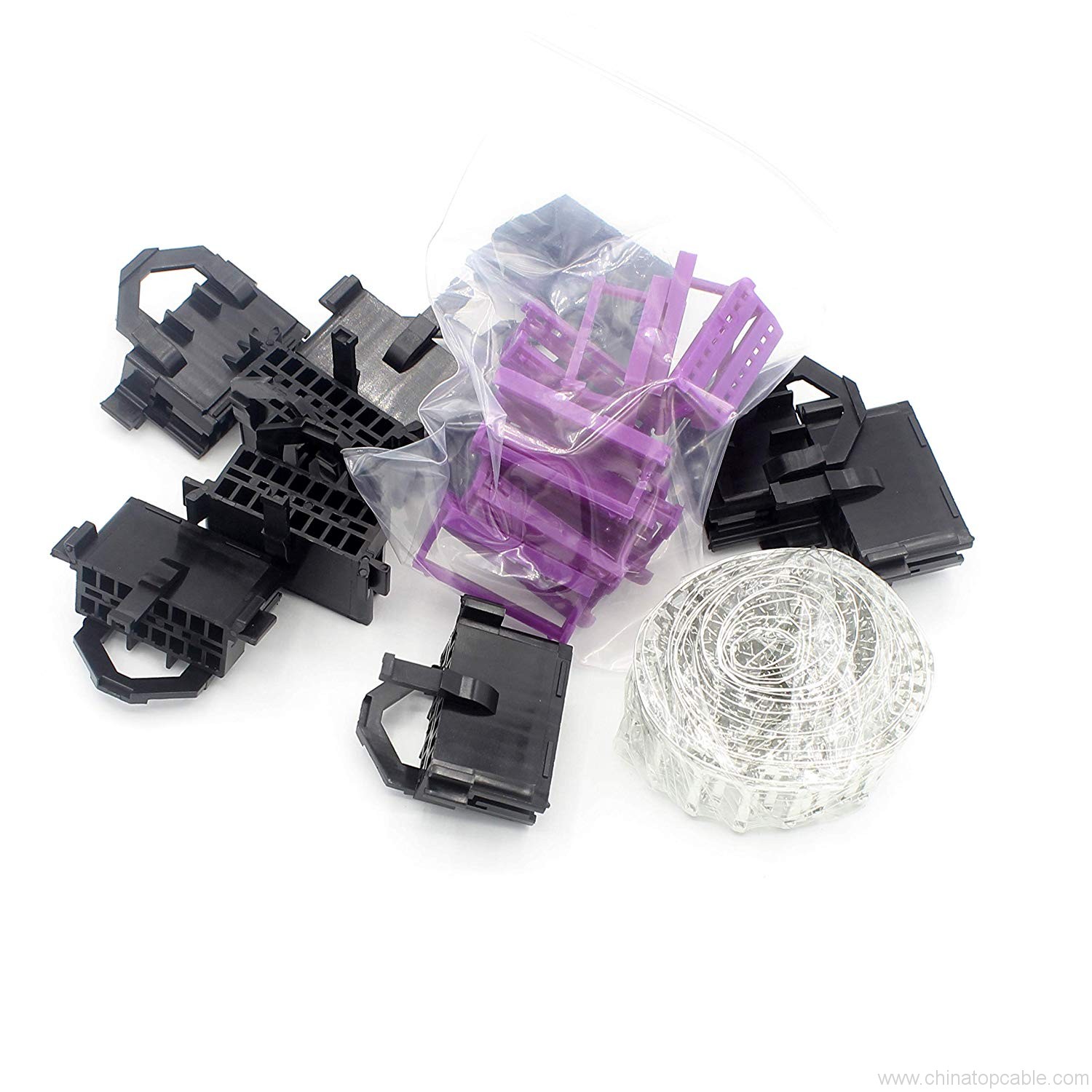 OBD II Female J1962 Replacement Connector with 16 Female Wire Sockets 10 Pack Hengye Cable