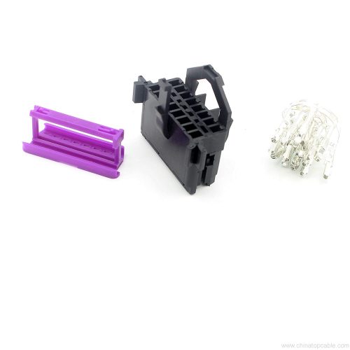 OBD II Female J1962 Replacement Connector with 16 Female Wire Sockets For Vehicles - Image 3