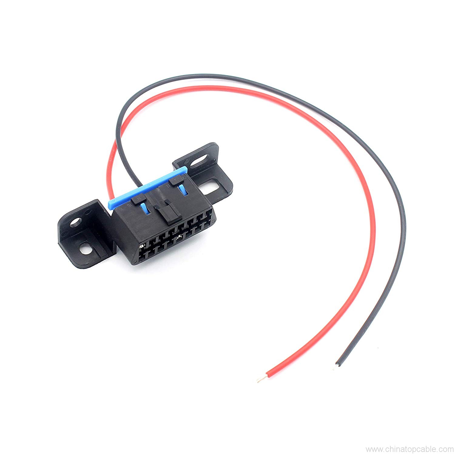 OBD II J1962 Female Replacement Connector With 16 Female Wire Sockets For Vehicles With Power