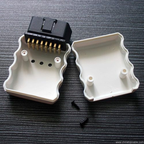 OBD II Male Connector With Diagnostic System Housing,Obd2 16 Pin Adaptor J1962 Connector Plug with Enclosure - Image 4