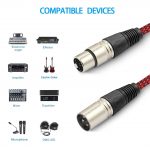 premium-xlr-male-to-female-3-pin-plug-nylon-gevlochten-afgeschermd-professional-mic-audio-balanced-cable-for-recording-applications-mixers-speaker-systems-2-pack-1m-2m-5m-10m-05