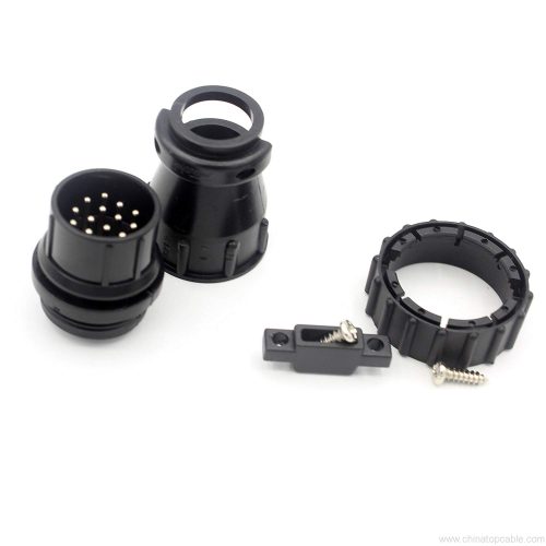 Replacement Connector Adapter For Benz Truck 14 Pin Cable & Scanner DIY - Image 3