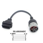 sae-j1708-پین به obd-ii-16-pin-آداپتور ، اتصال کابل برای کامیون-04