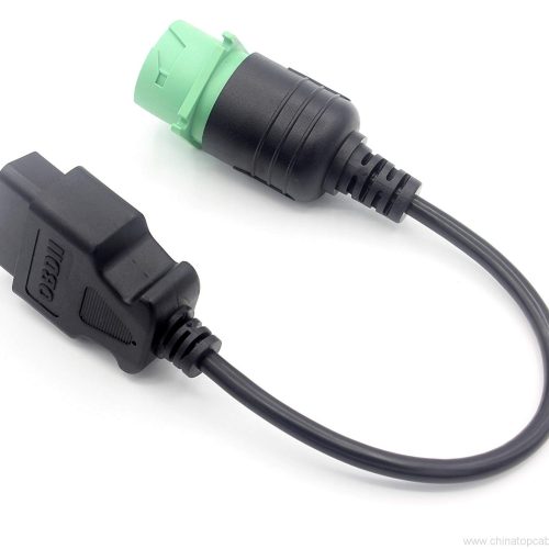 SAE J1939 9 Pin to OBD2 16 Pin Plug Adapter cable for Truck GPS Tracker Interface Scanner Code Reader Diagnostic Tools - Image 4