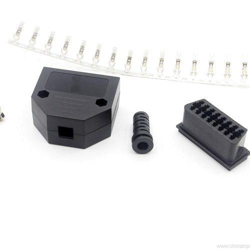 Standard OBD II Female Connector 16 Pin Wiring Plug Adapter For OBD2 Diagnostic Device or Cable - Image 5