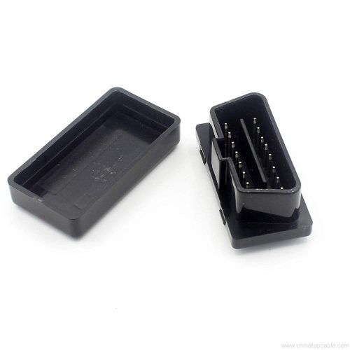 Super Thin OBD2 Port Dust Cover, Mini OBD II Male Connector Device Housing J1962 Connector Plug with Enclosure (T10mm) - Image 4
