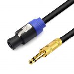 มืออาชีพ - speakon - to - 1 - 4 - pa - dj - ลําโพง - สาย - phono - 6 - 35mm - to - speak - on - cord - audio - amplifier - connection - หนัก - cord - wire - with - twist - lock-04
