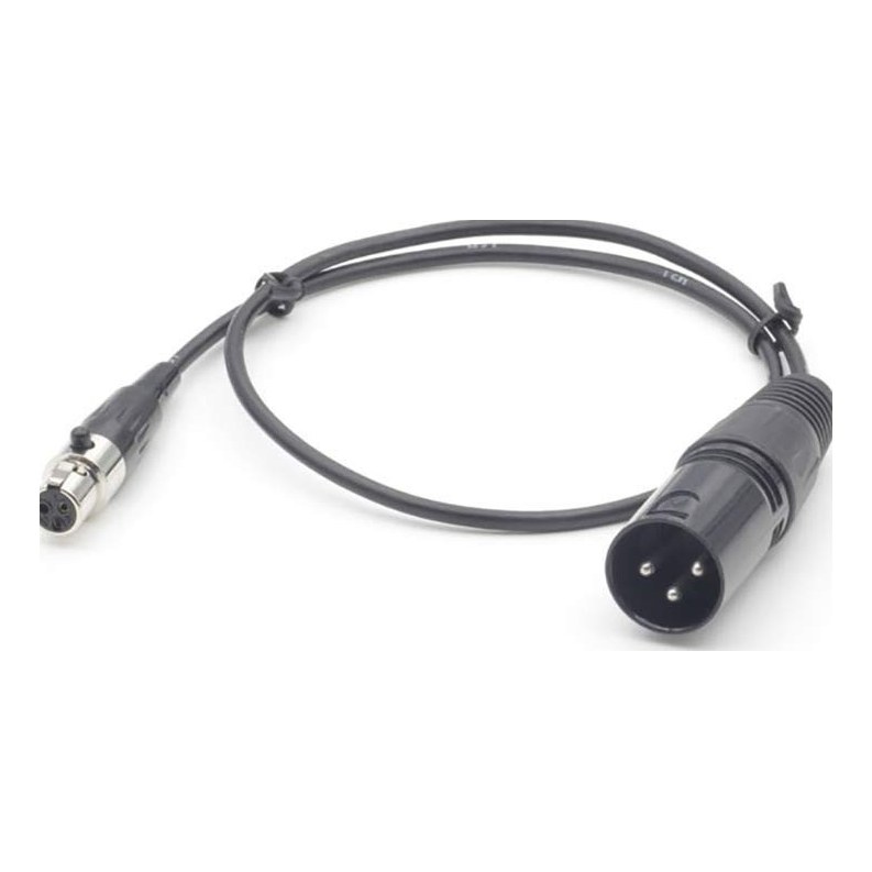 ctc-clean-9053 3-Pin XLR Male to Mini XLR Female Lapel Microphone Cable