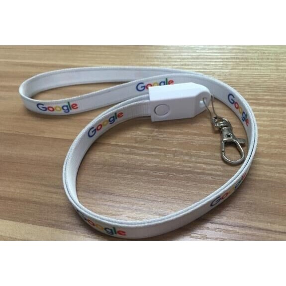 ctc-clean-6185 Braided Lanyard Flat Noodle Silk-Printed USB Data Cable