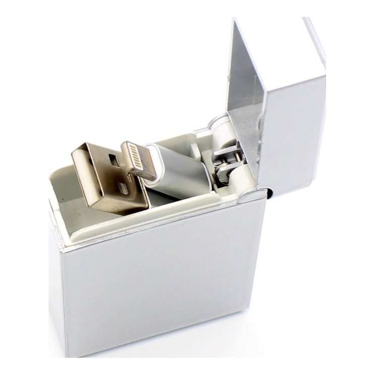 ctc-clean-5173 Retractable Lighter-Shaped USB Data Cable