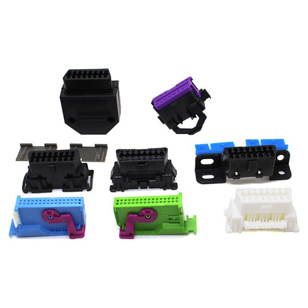 OBD2 16-Pin Adapter Connectors, Custom Pinout